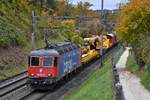 Re 620 013-3  Rapperswil  ist am 03.11.2020 in Richtung RBL unterwegs, aufgenommen bei Turgi AG.