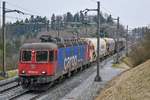 Re 620 051-3  Dornach-Arlesheim  kurz vor der Einfahrt in den Villnachern-Tunnel am 03.03.2021.