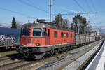 Schrottzug mit der Re 620 05-5  SCHÖNENWERD  in Gerlafingen am 23.