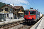 Re 620 005-9  USTER  anlässlich der Bahnhofsdurchfahrt La Neuveville am 10.