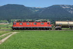 Re 6/6 11630  Herzogenbuchsee  zwischen Selzach und Bettlach nach Reuchenette-Péry unterwegs am 11.