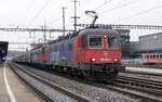 Re 620 065-2  Ziegelbrücke  + Re 620 009-1  Uzwil  in Doppeltraktion anlässlich der Bahnhofsdurchfahrt Langenthal am 24.