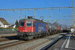 Re 620 013-3 durchfährt den Bahnhof Rupperswil.