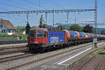 Re 620 060-4 durchfährt den Bahnhof Rupperswil.