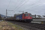 Re 620 061-2 fährt am 16.02.2024 Richtung Salina Raurica.