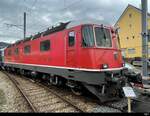 Verein NPZ - ex SBB  Re 6/6  11604 zur Zeit Fahrunfähig aber Rollbar ausgestellt in Balsthal anlässlich der 125 Jahr Feier der OeBB am 2024.06.15