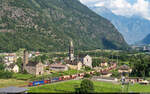 SBB Cargo Re 620 016 & 007 / Giornico, 18. Juli 2024<br>
Kieszug 67788 Bodio - Hüntwangen-Wil