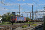 Re 620 021-6 durchfährt am 24.09.2024 den Bahnhof Pratteln.