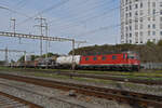 Re 620 053-9 durchfährt am 25.09.2024 den Bahnhof Pratteln.