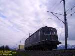 Re 6/6 11663 *Eglisau* steht als Lokzug 95868 nach St.Margrethen vor dem geschlossenen Einfahrsignal Altsttten SG.