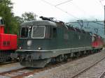 SBB - Re 6/6 11658 + Re 4/4 im Bahnhofsareal von Oensingen am 07.09.2010