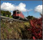 Kesselzug mit der Re 6/6 11635  vor Schinznach-Dorf.