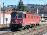 SBB - Re 6/6  11668 in Burgdorf am 29.10.2010