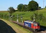 SBB: Die frisch revidierte Re 620 059-6 mit SBB-Cargo-Anstrich als  SOLISTIN  unterwegs bei Niederbipp am 6.