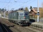 SBB - Lokzug Re 6/6 11646 bei der durchfahrt in Suberg-Grsossaffoltern am 19.02.2015