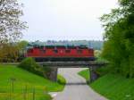 SBB - Schnappschuss der Re 6/6 11615 bei Niederbipp am 28.04.2015