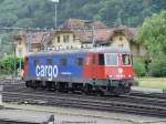 SBB Cargo Re 620 061-2  Gampel-Steg  am 05.07.03 in Erstfeld