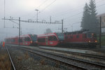 SBB/CJ: Nicht gestellte Fahrzeugparade in Tavannes am 29.