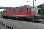 Vorserienlok Re 6/6 11604  Faido  abgestellt Rangierbahnhof Pratteln am 16.08.2010