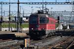 Re 620 014-1  Meilen  bei der Durchfahrt am 26.10.2017 in Killwangen-Spreitenbach als Lokzug Richtung Baden.