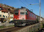 SBB: Herbstliche Stimmung am Bielersee bei Ligerz am 22.