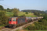 Re 620 039-8 mit einem Öler bei Zeihen 30.8.19