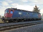 SBB Re 620 039  Murten  steht am 31.01.2020 im Gütergleis in Widnau.