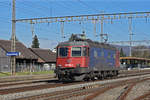 Re 620 008-3 durchfährt den Bahnhof Rupperswil. Die Aufnahme stammt vom 24.02.2020.