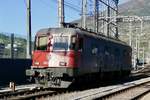 SBB Cargo Re 620 023  Rupperswil  am 14.4.20 bei einer Rangierfahrt in Brig.