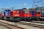 Die nigelnagelneue Refit3 Re 620 072-9  BALERNA  im Rangierbahnhof Solothurn auf den nächsten Einsatz wartend am 25.