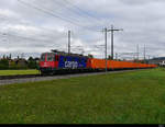 SBB - Lok 620 062-0 vor Güterzug unterwegs bei Lyssach am 28.09.2020