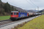 Re 620 069-5 fährt Richtung Bahnhof Gelterkinden.