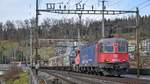 Re 620 008-3  Wetzikon  ist in den RBL unterwegs. Aufgenommen bei Brugg AG am 26.03.2021.