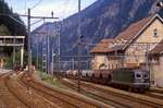 SBB Re6/6 11673, Göschenen, 21.08.1986.