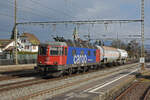 Re 620 081-0 durchfährt den Bahnhof Rupperswil.