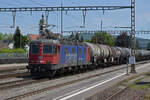 Re 620 089-3 durchfährt den Bahnhof Rupperswil.