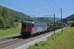 Re 620 067-9 fährt Richtung Bahnhof Gelterkinden.