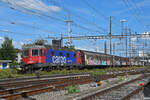 Re 620 089-3 durchfährt am 01.09.2023 den Bahnhof Pratteln.