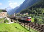 Als ich am 8.9.07 oberhalb Gurtnellen diesen Personenzug mit der Re 620 086-9 ''Hochdorf'' fotografierte, dachte ich, ich htte die Sensation geschafft, ein regulrer Personenzug am Gotthard mit Re