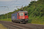 Re 620 076-0 fährt am 18.06.2024 solo Richtung Bahnhof Kaiseraugst.