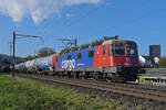 Re 620 068-7 fährt am 24.10.2024 Richtung Station Salina Raurica.