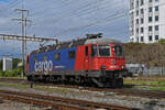 Re 620 072-9 durchfährt am 10.09.2024 solo den Bahnhof Pratteln.