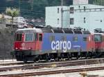 SBB - Re 6/6  620 055-4 abgestellt im Bahnhofsareal von Bellinzona am 18.09.2008