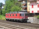 Die Re 6/6 11681 ''Immensee'' machte am 13.7.05 Versuchsfahrten und kam mir zwischen Winterthur und Oberwinterthur vor die Kamera.