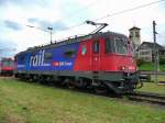 SBB - Fahrzeugausstellung bei der SBB im Depotareal Biel/Bienne mit der 620 088-5 anlsslich der 150 Jahre Feier des Jurabogens am 26.09.2010    