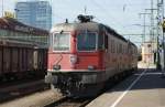 Re 6/6 11654 und Re 4/4 in Singen/Htw am 03.09.2011