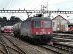 SBB - Gterlok 620 088-5 mit 2 Gterwagen im Bahnhof Langenthal am 30.08.2012