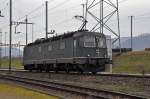 Re 6/6 11663 beim Güterbahnhof in Muttenz.