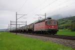 Re6/6 11648 mit Gterzug am 10.05.2013 bei Oensingen