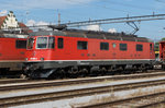 SBB: Muss SBB CARGO neuerdings bei der roten Farbe sparen oder haben die Re 620 nur noch eine kurze Lebensdauer vor sich?  Bei der Umnummerierung der Re 6/6 11636  Vernier-Meyrin  auf Re 620 036-4